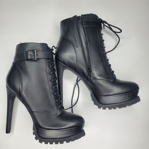 New Shoe Cult Toya Stilletto Platform Bootie